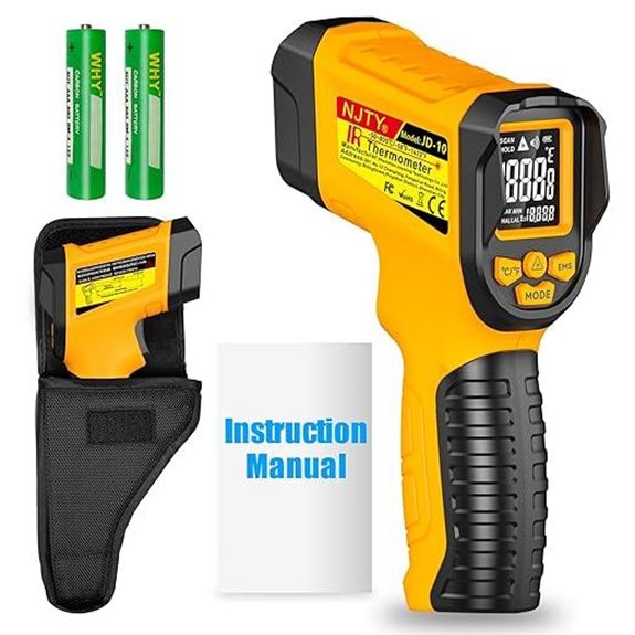 Infrared Thermometer Gun -58℉ to 1472℉ Non-Contact