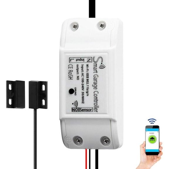 wifi enabled garage door control