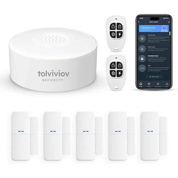 WiFi Smart Home Security System with App Alerts