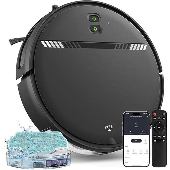 Robot Vacuum & Mop Combo with WiFi and Voice