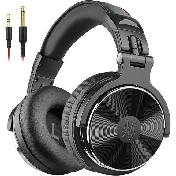 wired over ear dj headphones