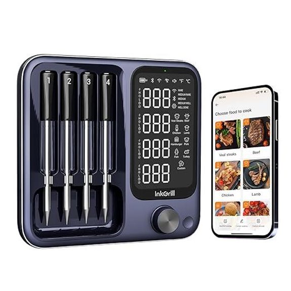 Wireless Meat Thermometer with APP Control