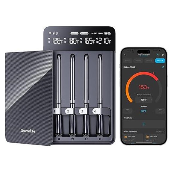 GoveeLife Wireless Bluetooth Meat Thermometer with Probes