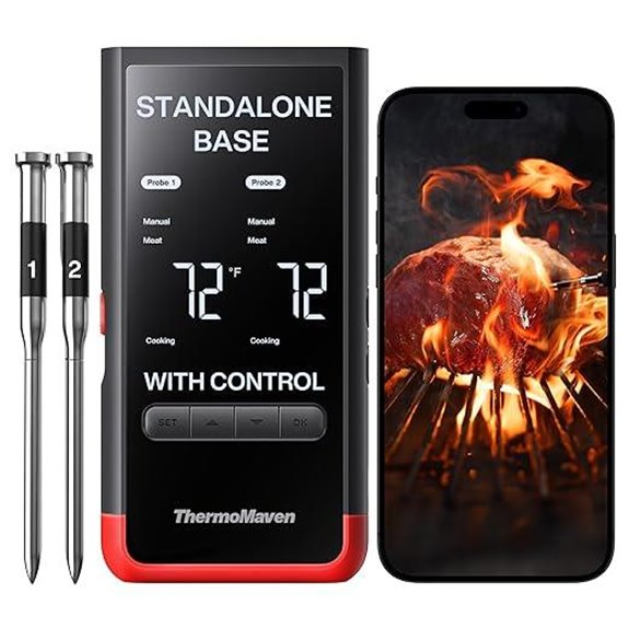 ThermoMaven Wireless Bluetooth Meat Thermometer with Sensors