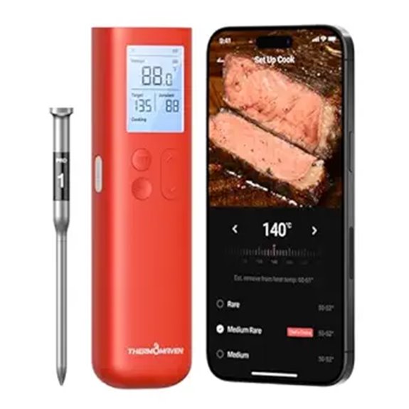 ThermoMaven Wireless Bluetooth Meat Thermometer with Stand