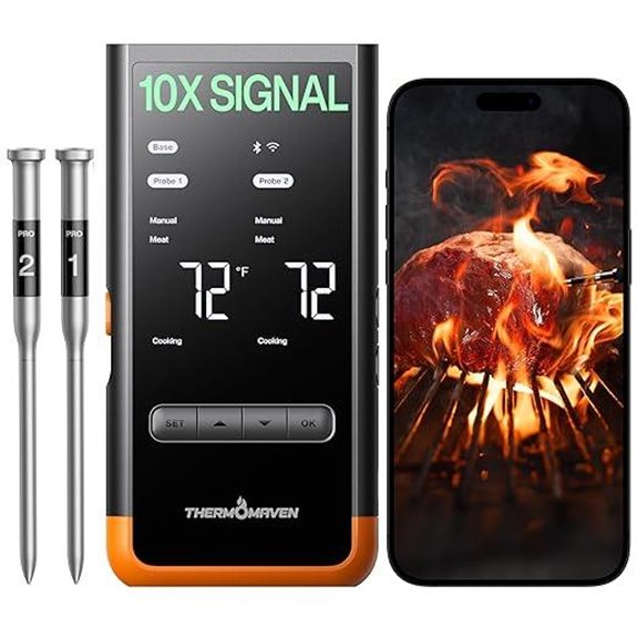 ThermoMaven Wireless Bluetooth Meat Thermometer with Probes
