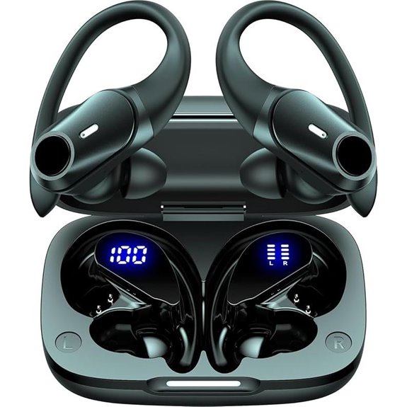 GOLREX Wireless Earbuds with Noise Cancelling and 80H Playtime