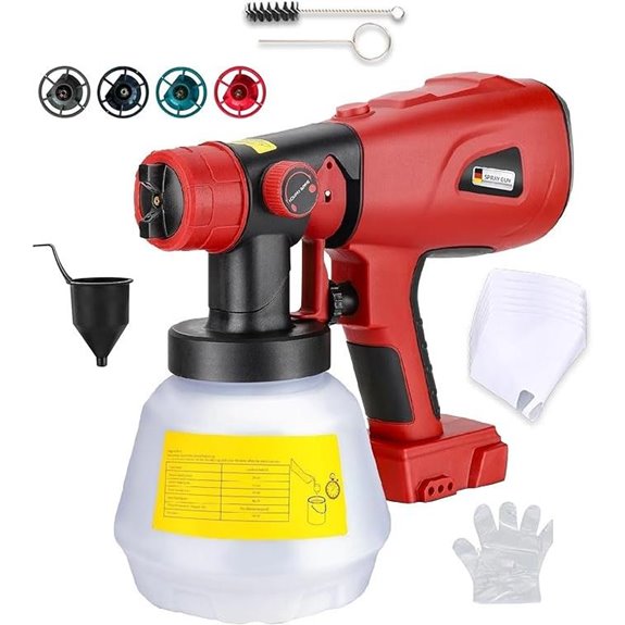 Cordless Paint Sprayer for Milwaukee M18 Battery