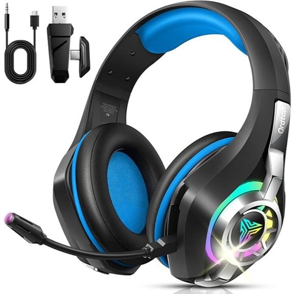 Wireless Gaming Headsets for PS5/PC/Xbox with Surround Sound
