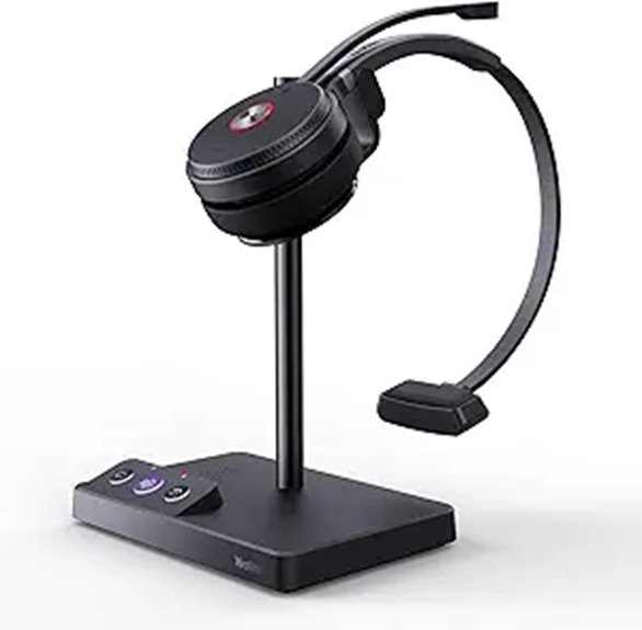 Yealink WH62 DECT Wireless Headset with Noise Canceling