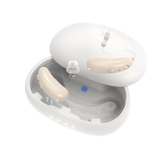 Rechargeable Invisible Bluetooth Hearing Aids with Tinnitus Relief