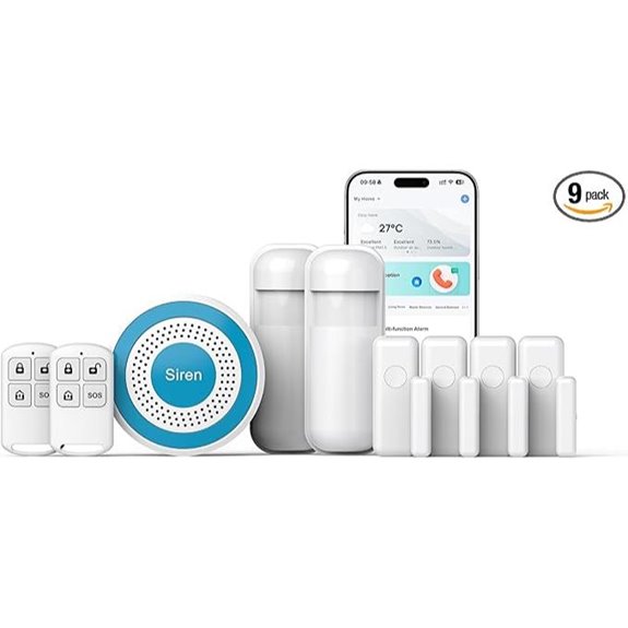 WiFi Home Security Alarm System with App Alerts