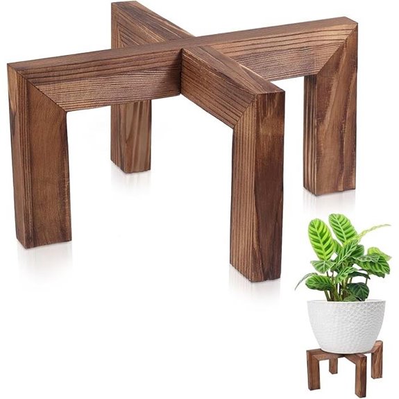 Wood Plant Stand for 5-15 Inch Pots