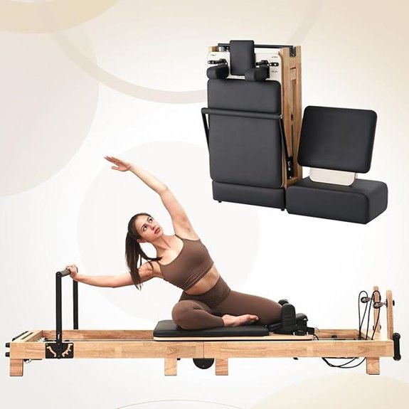 wooden pilates reformer accessories