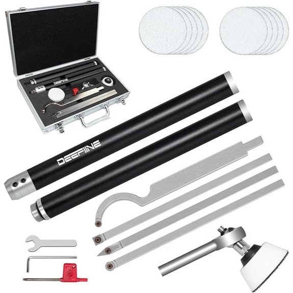 Carbide Tip Wood Lathe Tool Set with Inserts