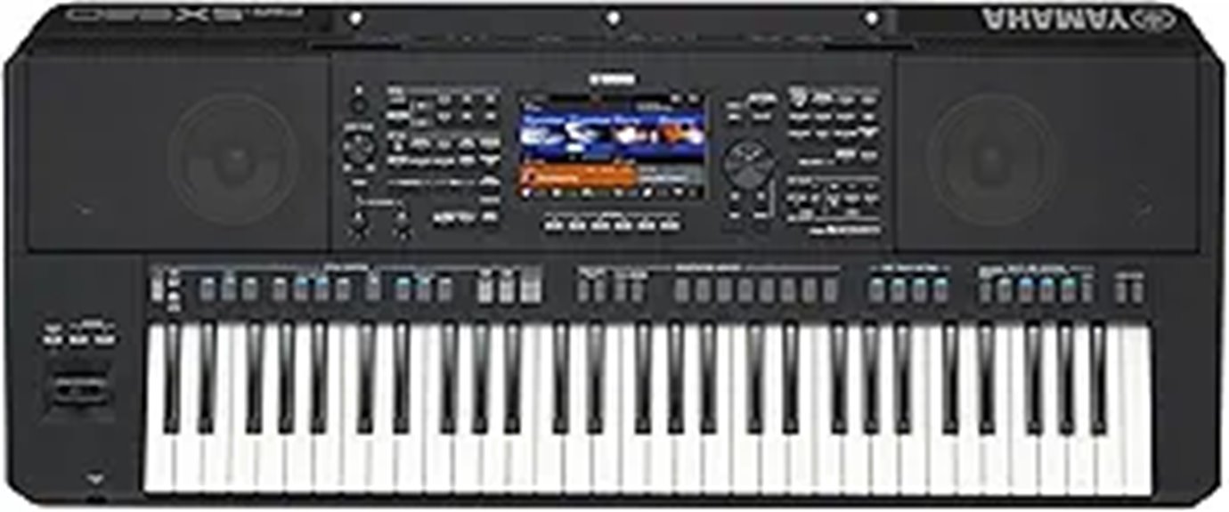 Yamaha 61-Key Arranger Keyboard with Live Control