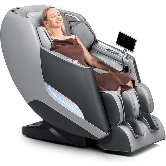 3D Massage Chair with Zero Gravity & Bluetooth