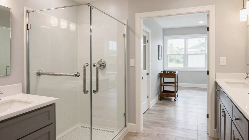accessible bathroom and kitchen