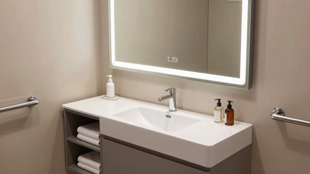 accessible controls and storage