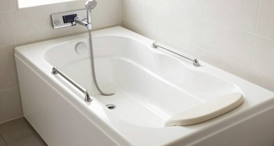 accessible non slip low entry tub