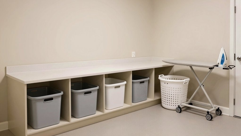 accessible organized laundry storage
