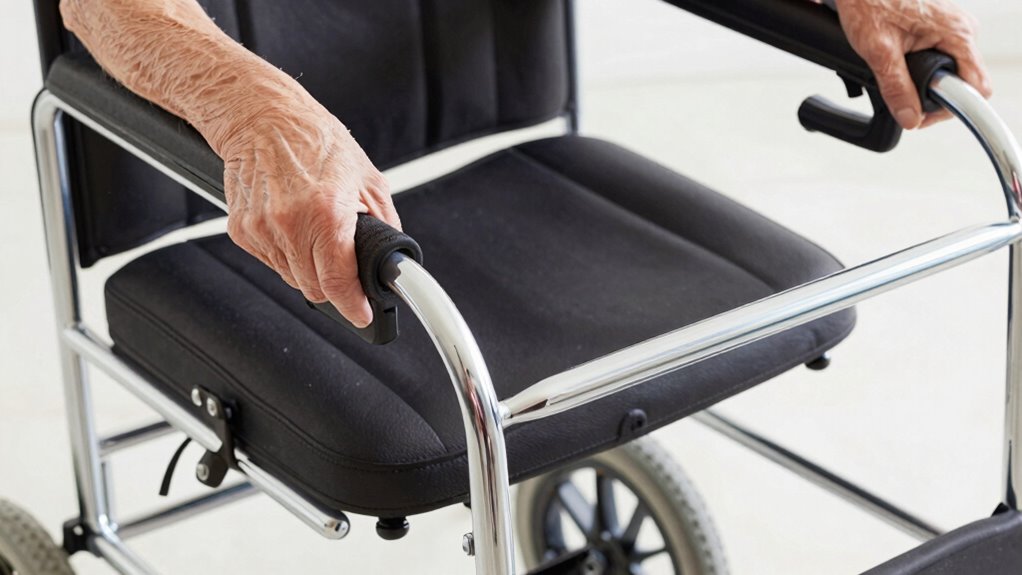 adjustable cushioned shock absorbing features