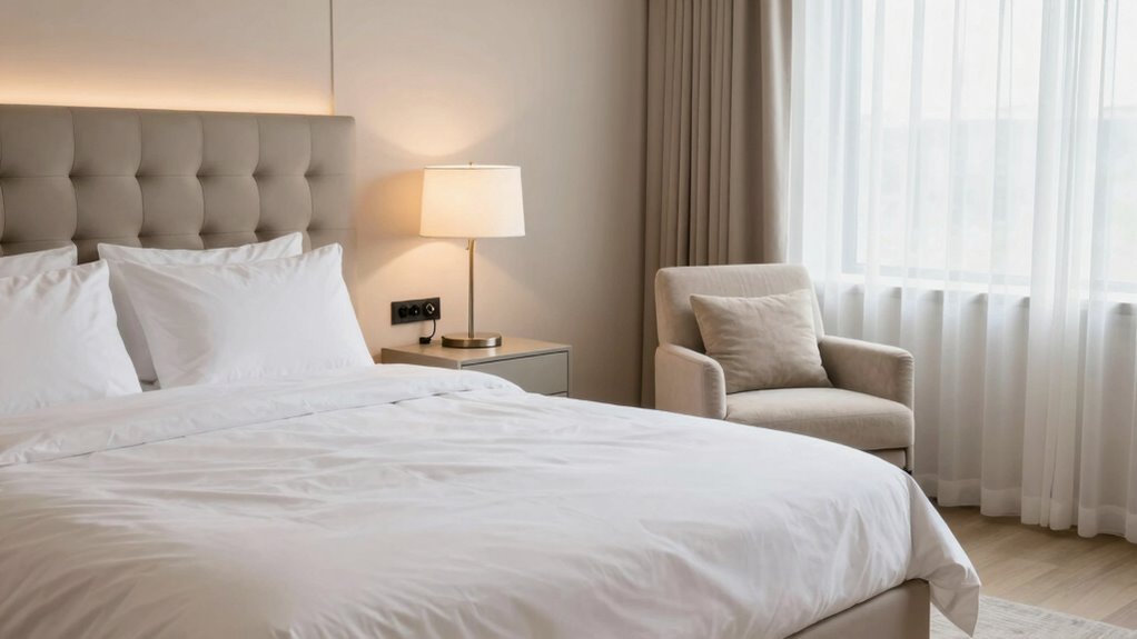 affordable hotel style bedroom makeover