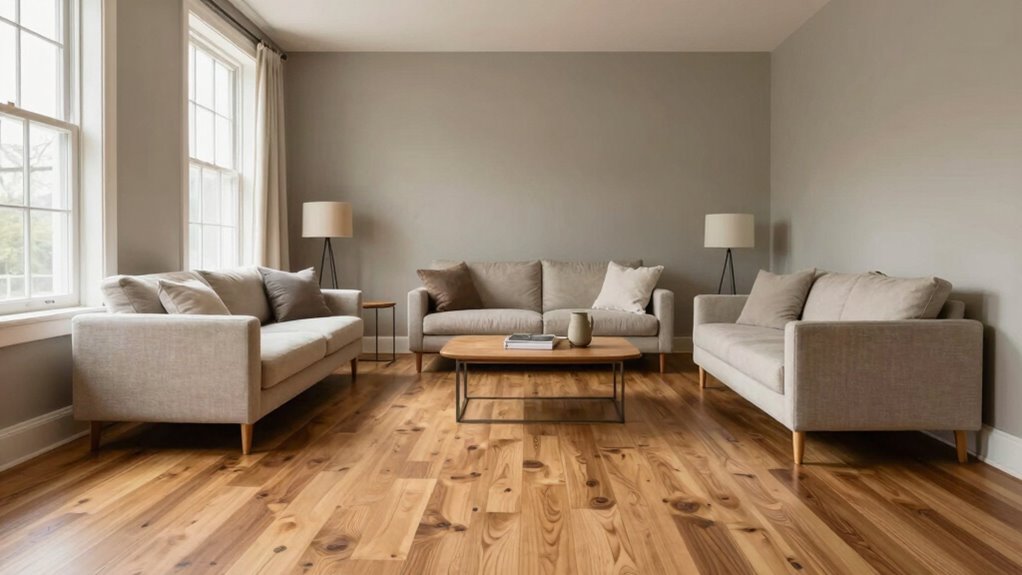 balance furniture and declutter
