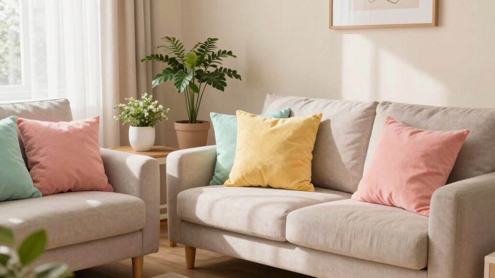 bright soft calming colors