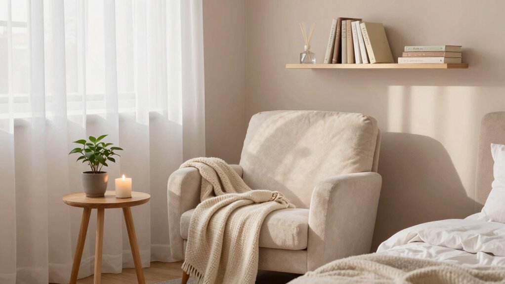 calm organized recovery space