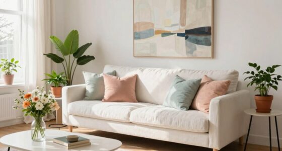 cheerful clutter free home decor