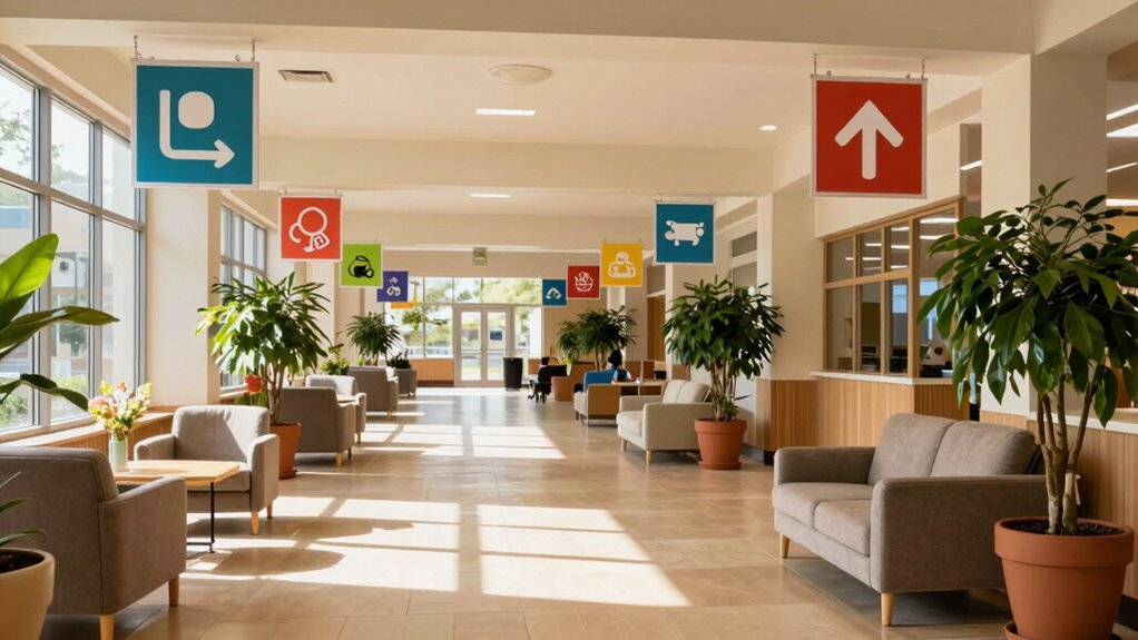 clear readable inclusive signage
