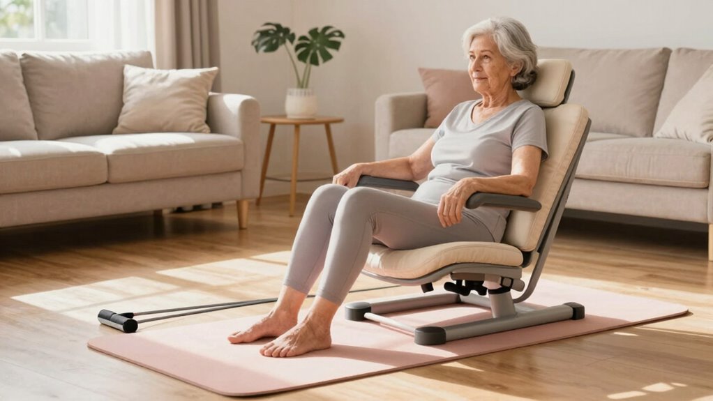 comfortable ergonomic exercise equipment