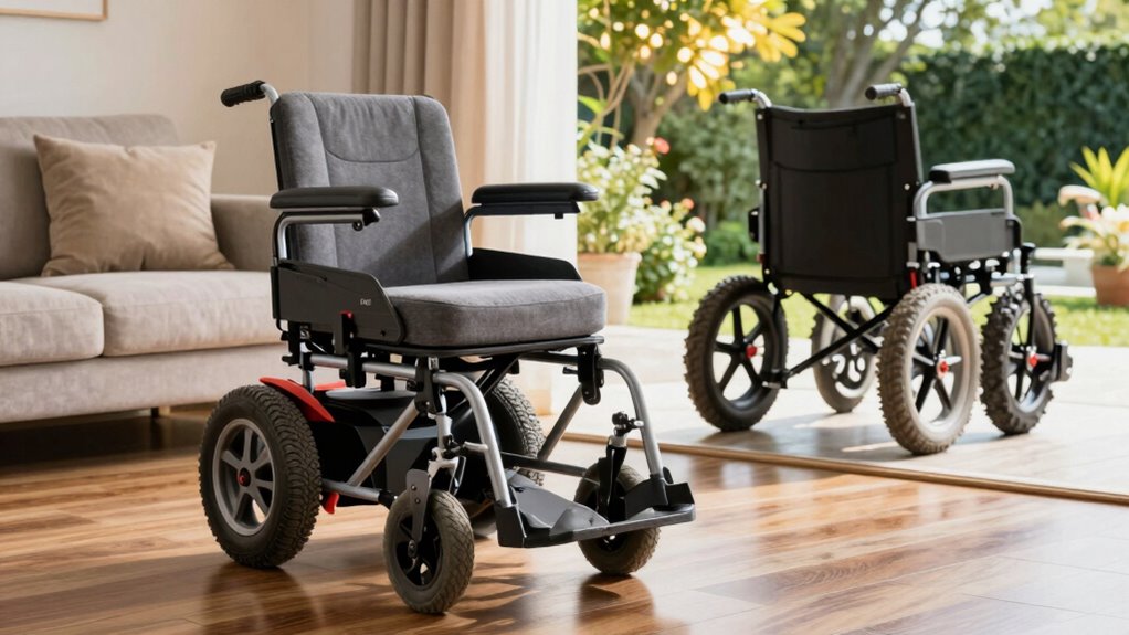 comfortable maneuverable indoor wheelchair