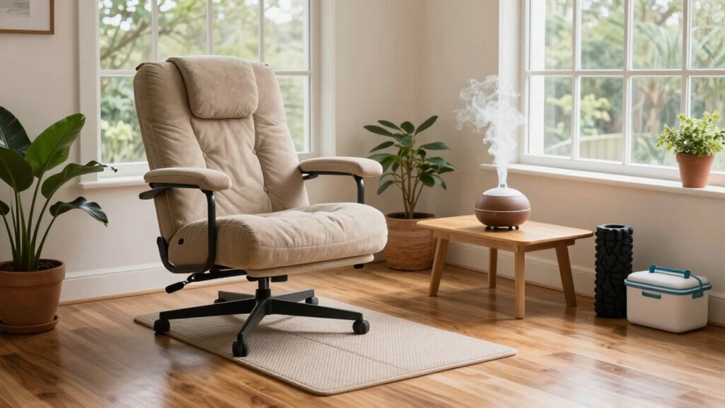comfortable organized recovery space