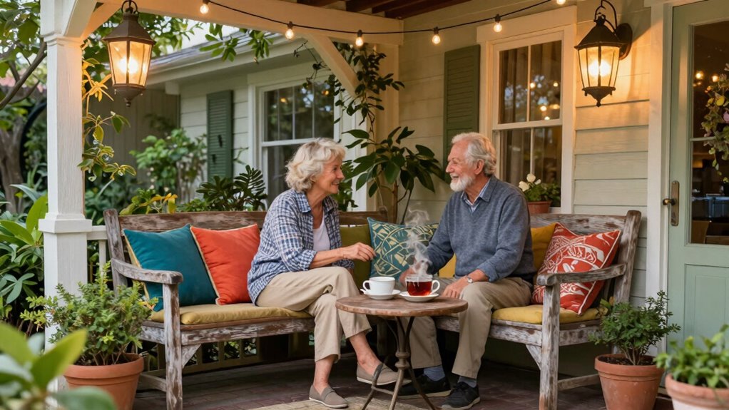 comfortable personalized outdoor space