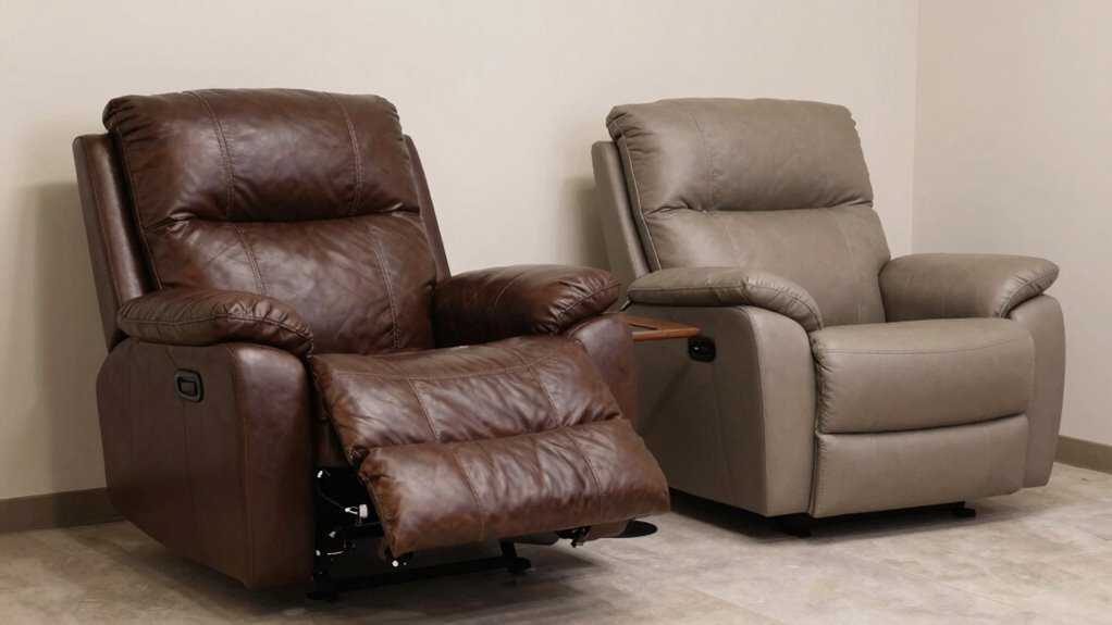 compact support focused recliner