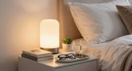 convenient bedside essentials access
