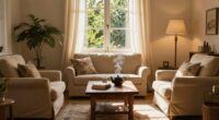cozy inviting reading space