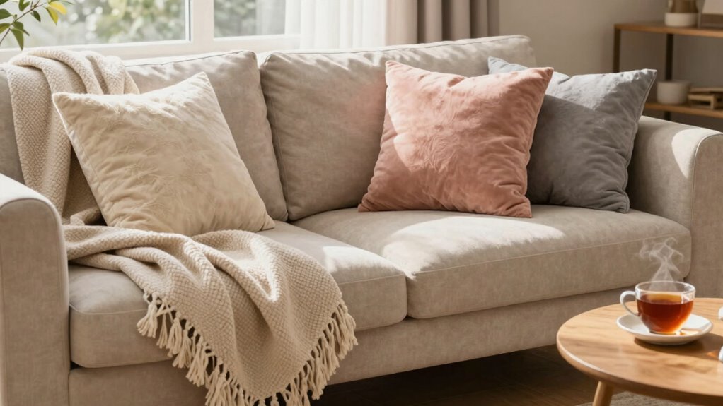 cozy supportive textile environment