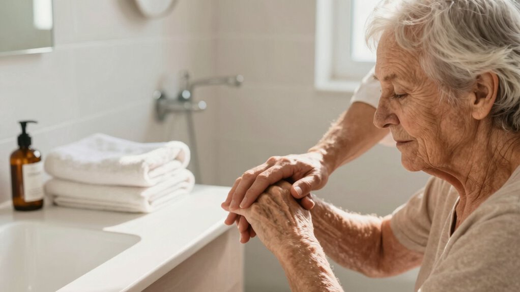 create calming bathing environment