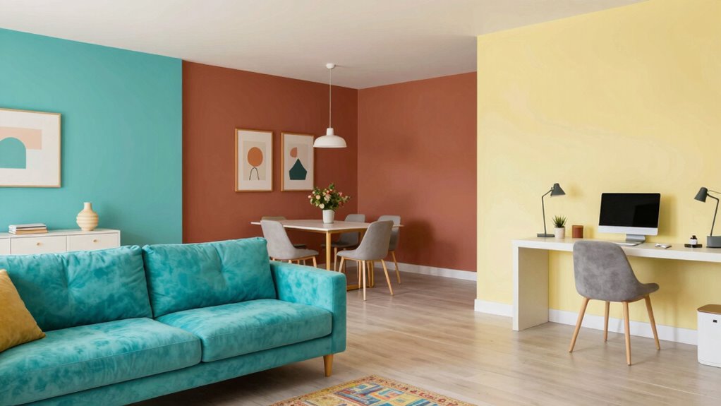 create distinct color zones