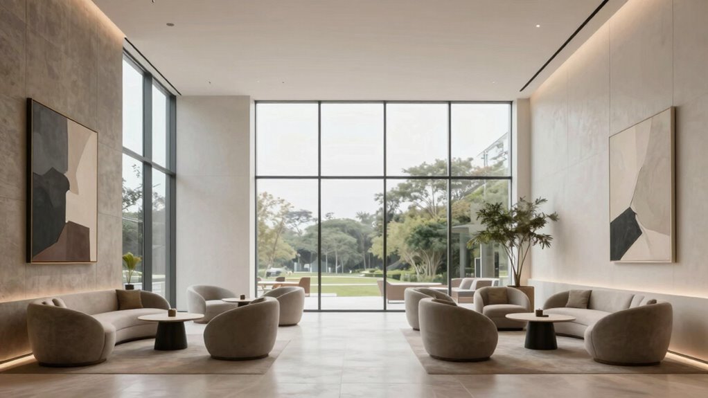 create luxurious spacious environments