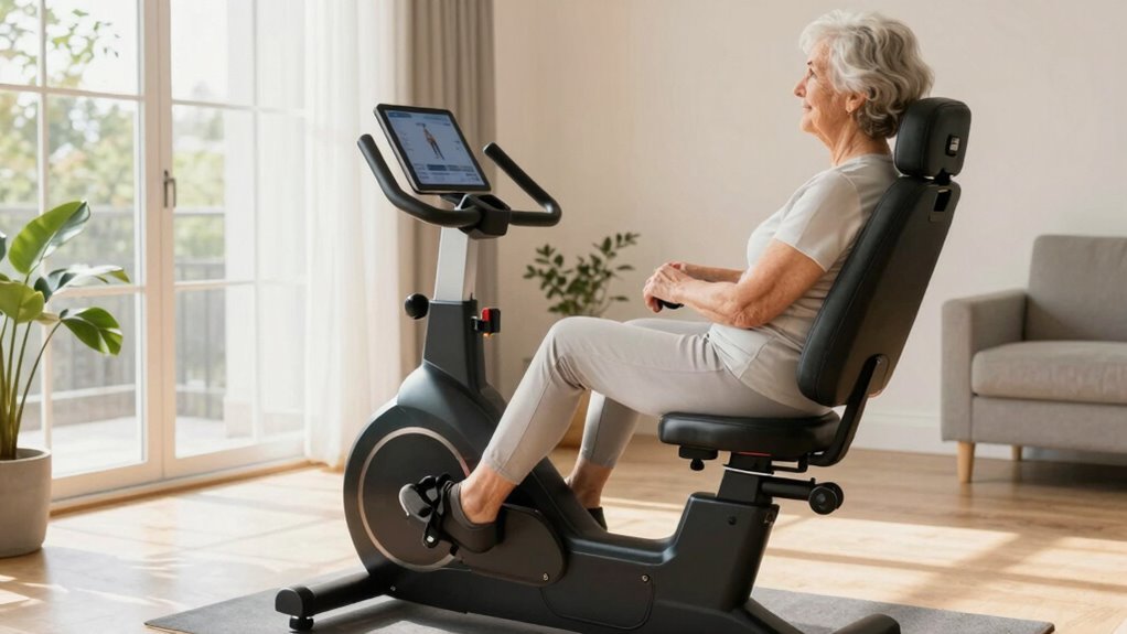 customized fitness bike features