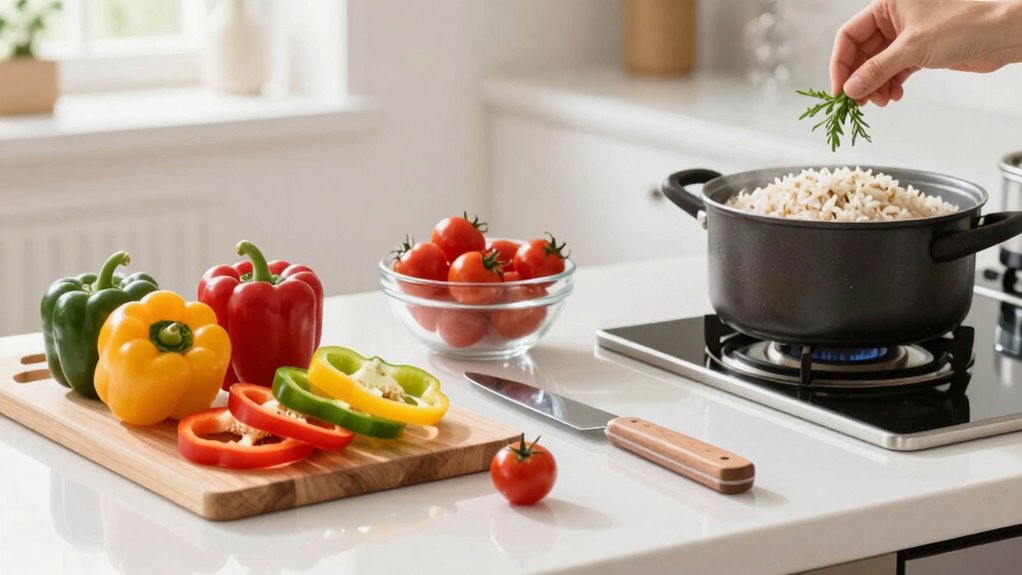 eat smart with organized meal prep