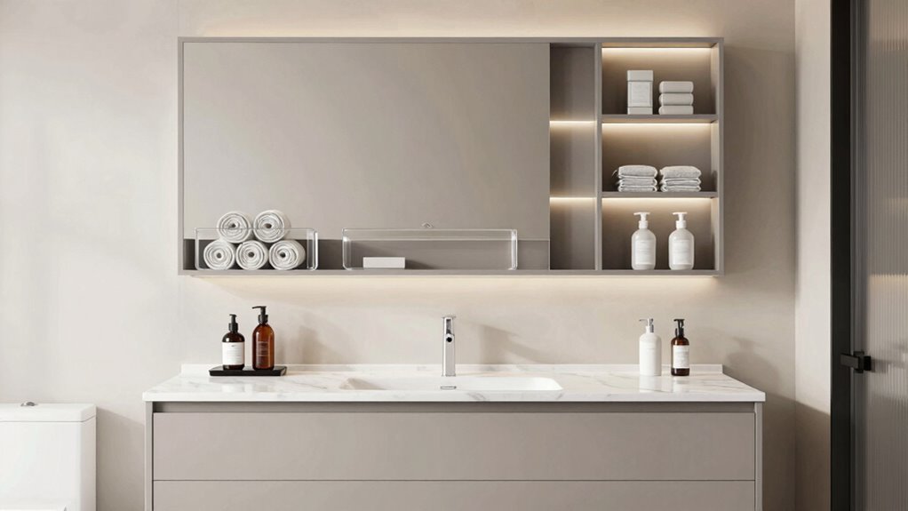 efficient bathroom organization solutions