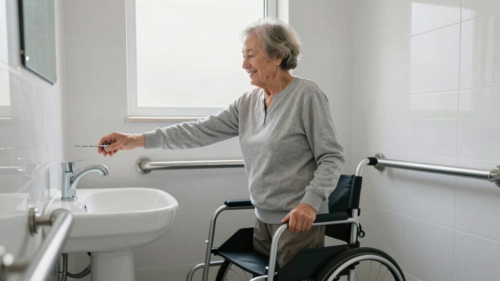 enhance bathroom independence skills