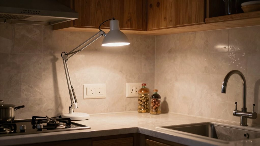 enhanced kitchen safety lighting