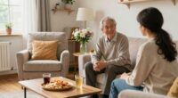 facilitating elderly social visits