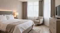 hotel style senior bedroom
